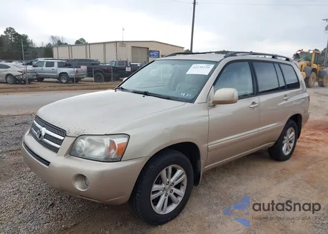 2006 Toyota Highlander Hybrid V6 z USA, uszkodzony, nr VIN JTEEW21A160011665